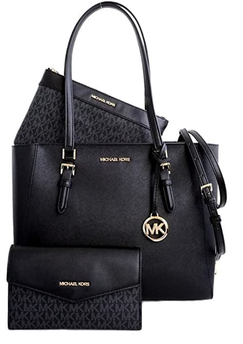 michael kors charlotte large 3-in-1 tote crossbody handbag leather|mk charlotte tote bag.